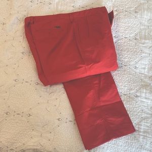 Mountain Khakis men’s red poplin slacks - 40x30 Broadway (slimmer) fit